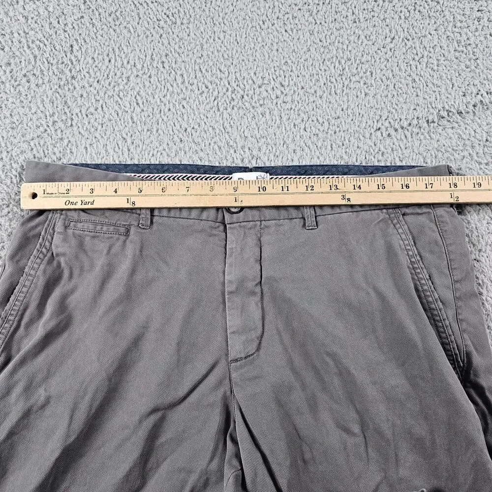Perk Pants Mens 36x28 Gray 2.0 Chino Slim Straight Stretch Feel Good Golf Twill